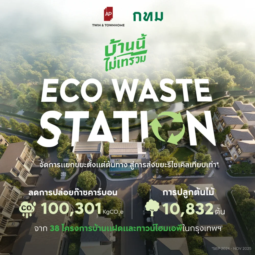 เอพี ไทยแลนด์ จับมือ กรุงเทพมหานคร  เปิดตัวอย่างเป็นทางการ Eco Waste Station