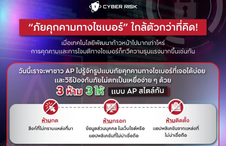 ด้านความปลอดภัยของข้อมูลทางไซเบอร์ (Cybersecurity)